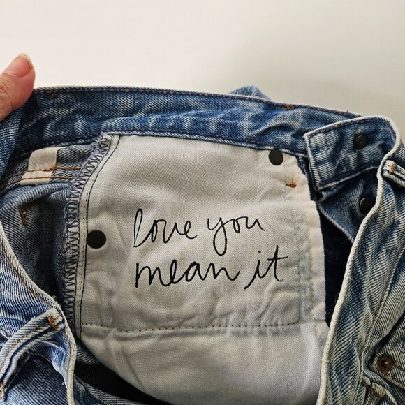 GRLFRND Karolina High-Rise Skinny Jean in Janise Blue Denim Size 24 - Picture 11 of 11